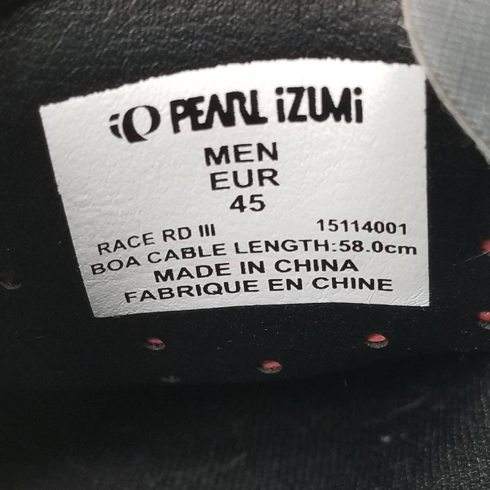 Pearl Izumi Race RD III BOA Cycling Shoes 10.5 - Picture 8 of 8